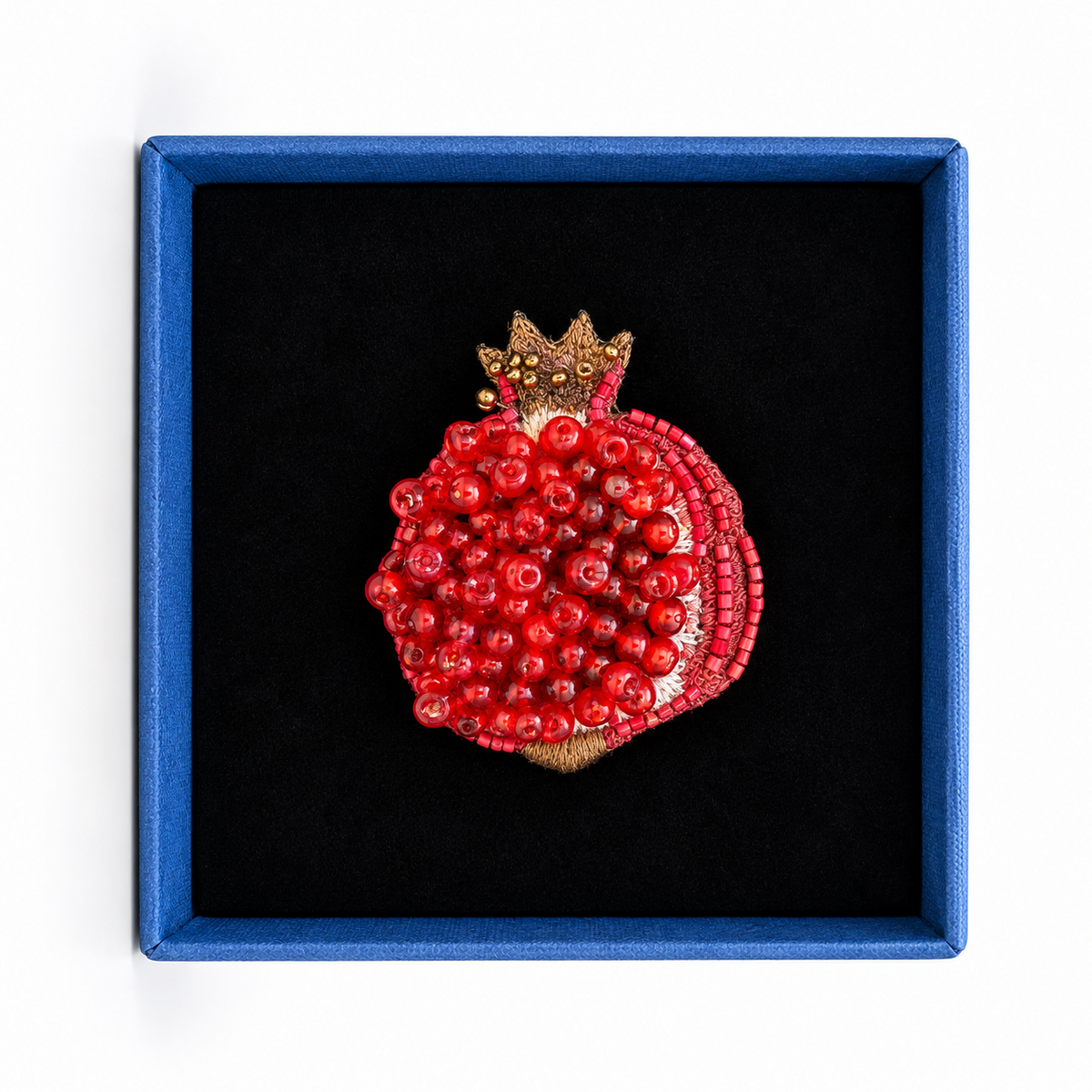 Trovelore Spilla Pomegranate – Melograno Rosso