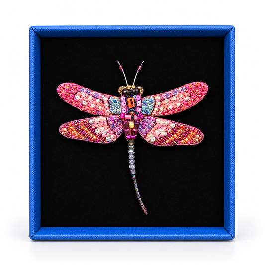Trovelore Spilla Libellula Rose - GRANDE