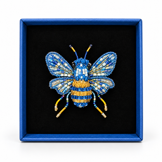Trovelore Spilla Mason Bee – Ape Blu