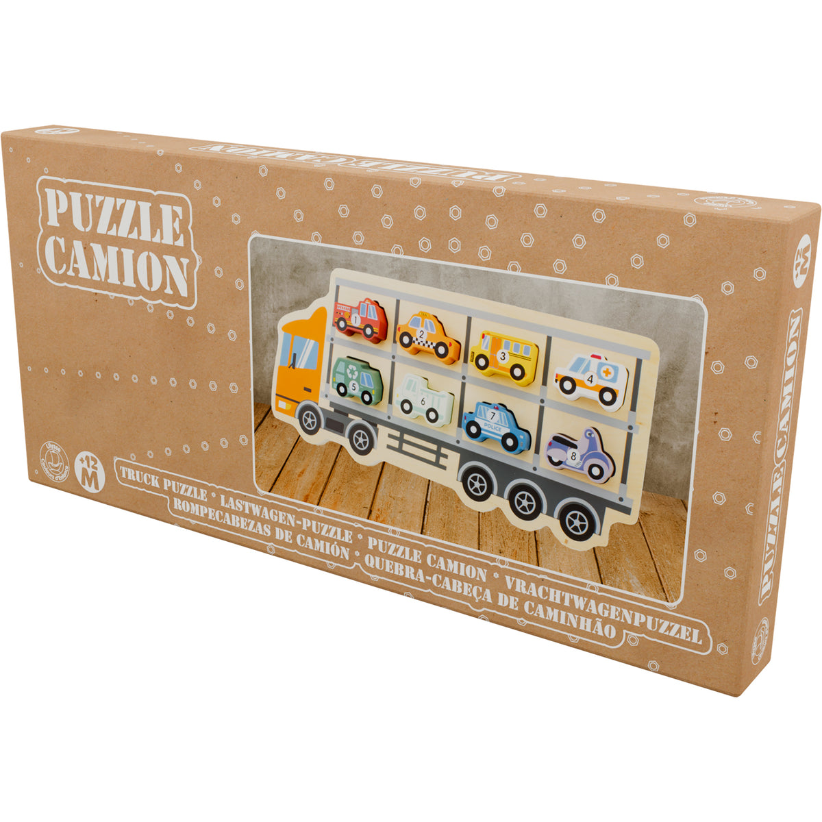 Holzpuzzle Leopard mit 5 Teilen von Ulysse Couleurs d'Enfance Holzpuzzle Leopard mit 5 Teilen von Ulysse Couleurs d'Enfance
