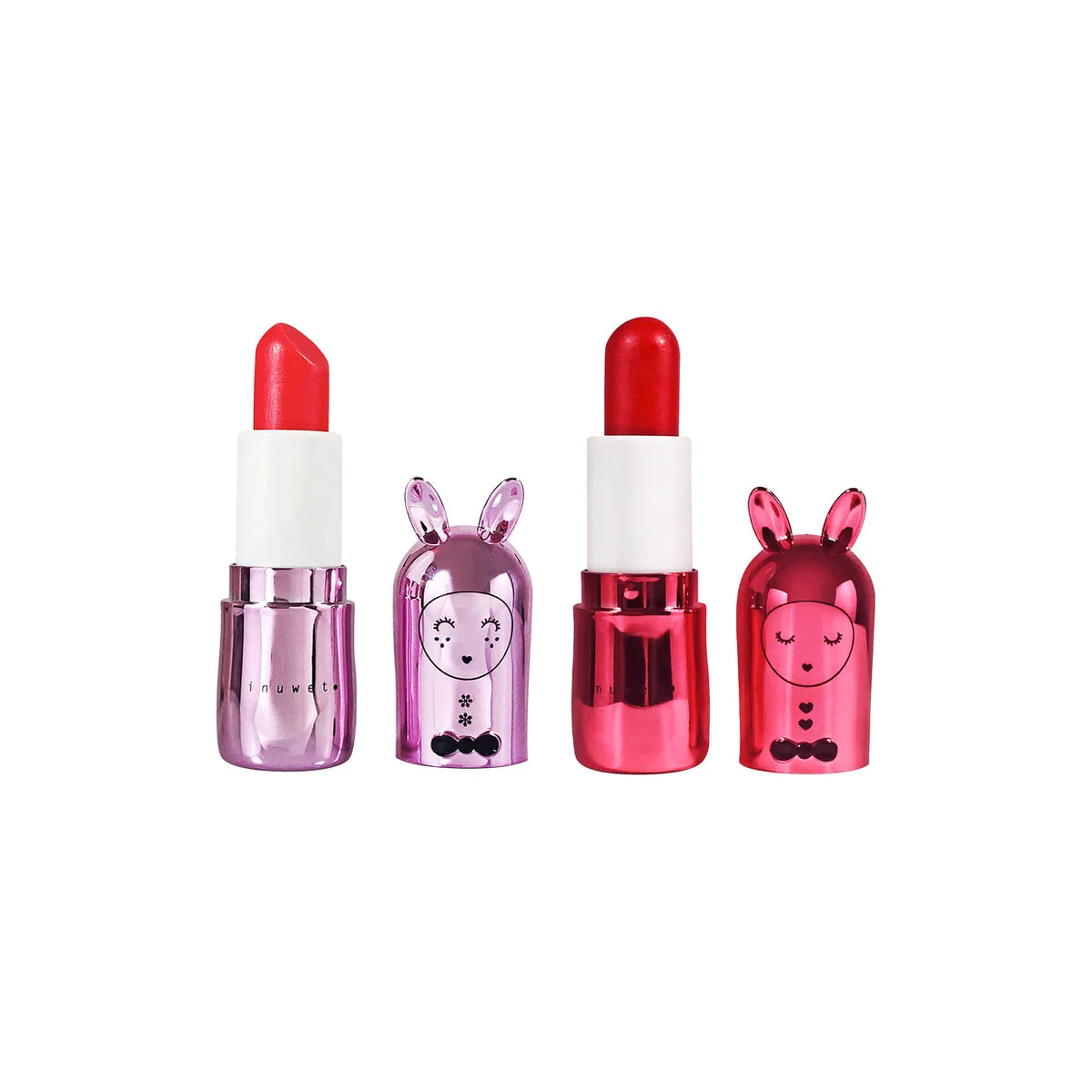 INUWET – Duo Couture Metal | Balsami labbra lampone e mela caramellata