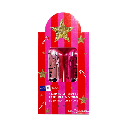 INUWET – Duo Couture Metal | Balsami labbra lampone e mela caramellata