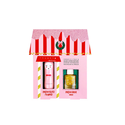 INUWET – Juliette House | Cofanetto Burrocacao Fragola e Smalto Papaya VINCJ25