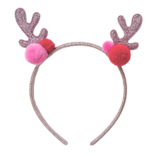 Cerchietto Renna Glitter con pon pon - Apple Pie