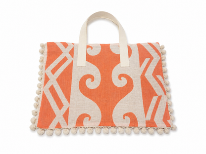 Borsa Mare Aelia Anna Coral Pom Pom