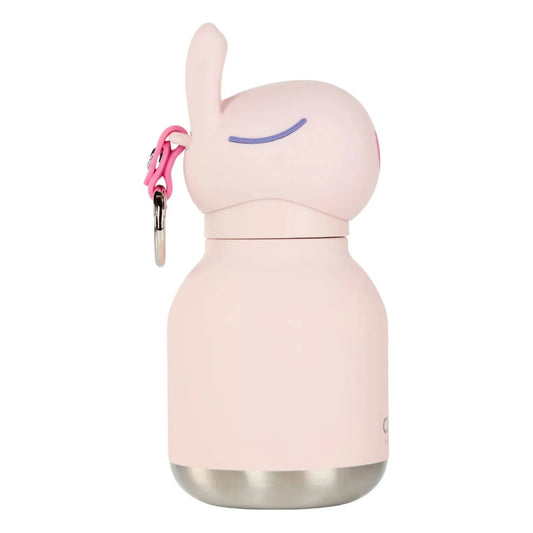 Asobu Mini Bestie Bunny borraccia termica bambini rosa coniglietto 200 ml