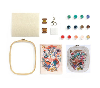 Djeco Atelier 58 – Kit Ricamo con Perline