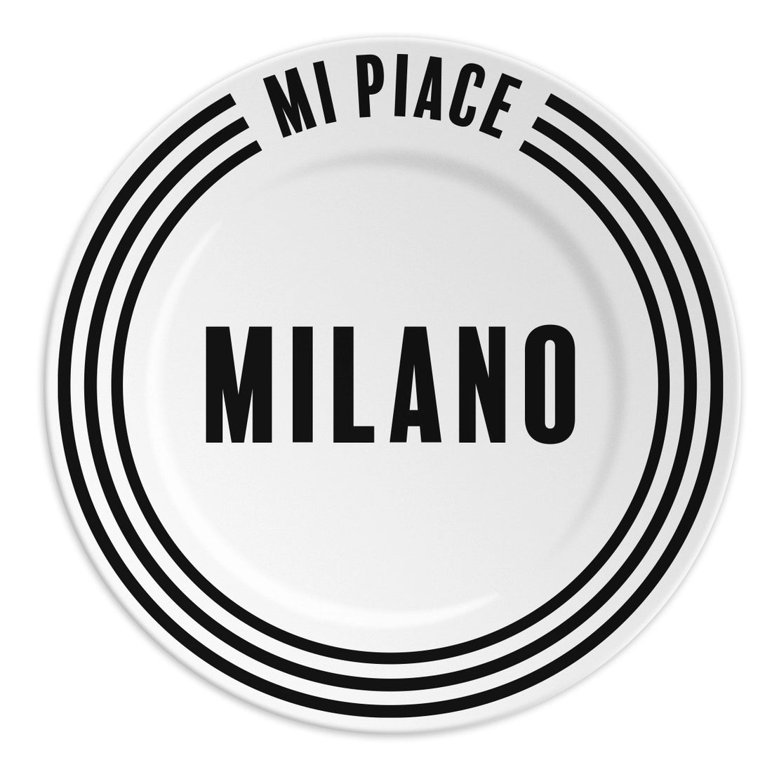 Ilaria I Made in Italy – Mi piace Milano | Piatto in Porcellana 16 cm
