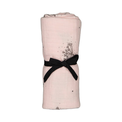 Panno in mussola 70 x 70 cm - Ombrelle Rosa - Apple Pie