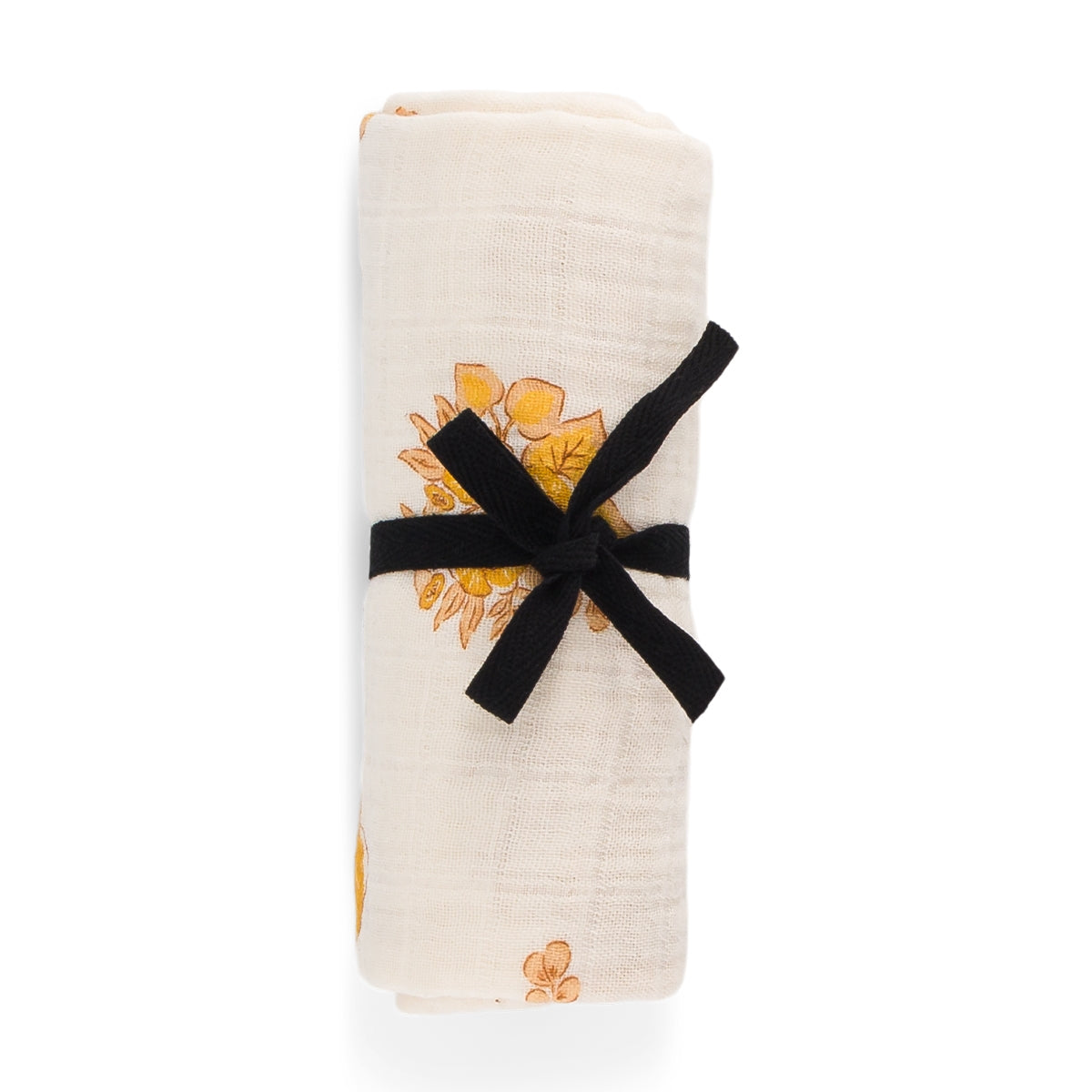 Panno in mussola 70 x 70 cm - Fiore Giallo - Apple Pie