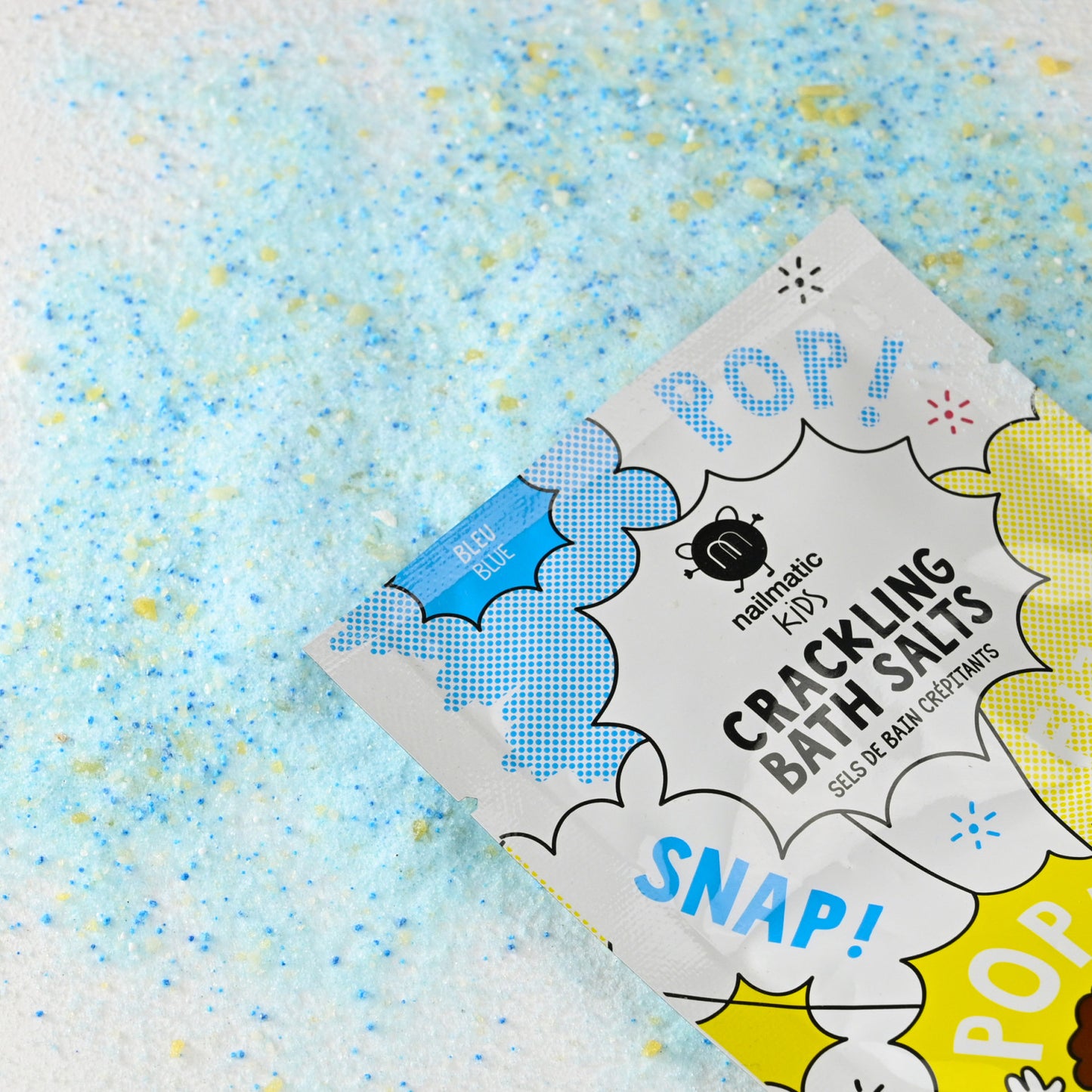 Nailmatic Sali da Bagno Frizzanti Blu per Bambini – Crackling Bath Salts IN ARRIVO