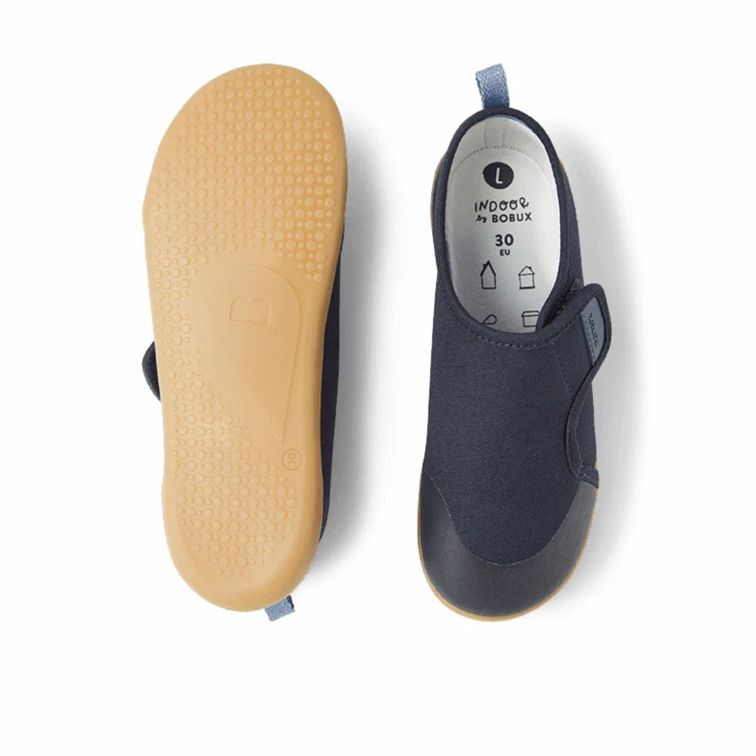 Bobux I-Walk Pure Nook Navy – Scarpe Indoor Bambini per Asilo e Casa