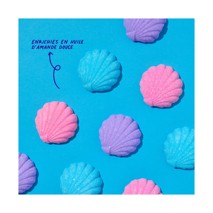 Nailmatic Kids Bombe da Bagno Conchiglia Colorate - Set 7 Bath Bombs IN ARRIVO