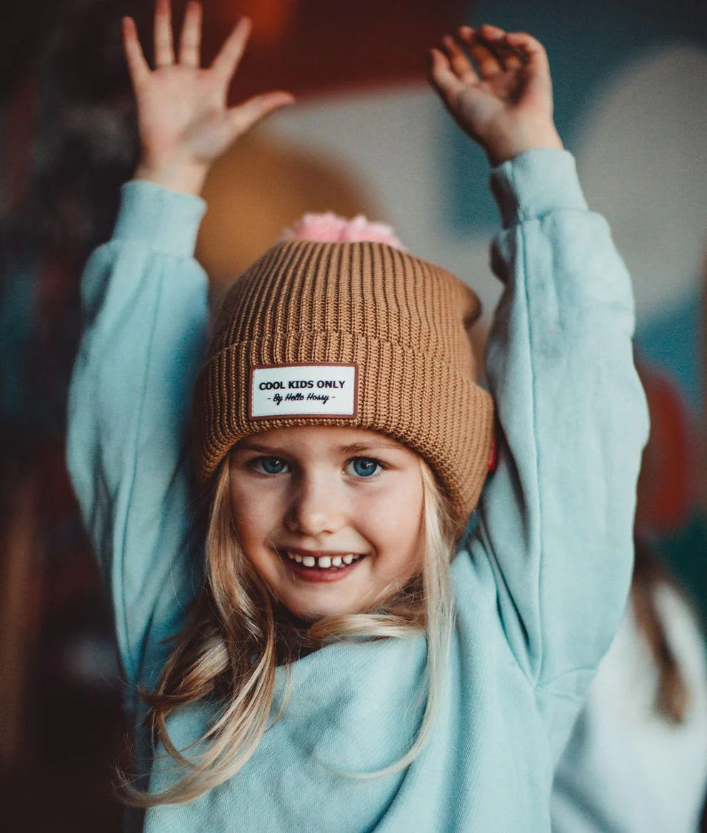 Hello Hossy – Beanie Color Block Macaroon (Neonati, Bimbi + Mamma)