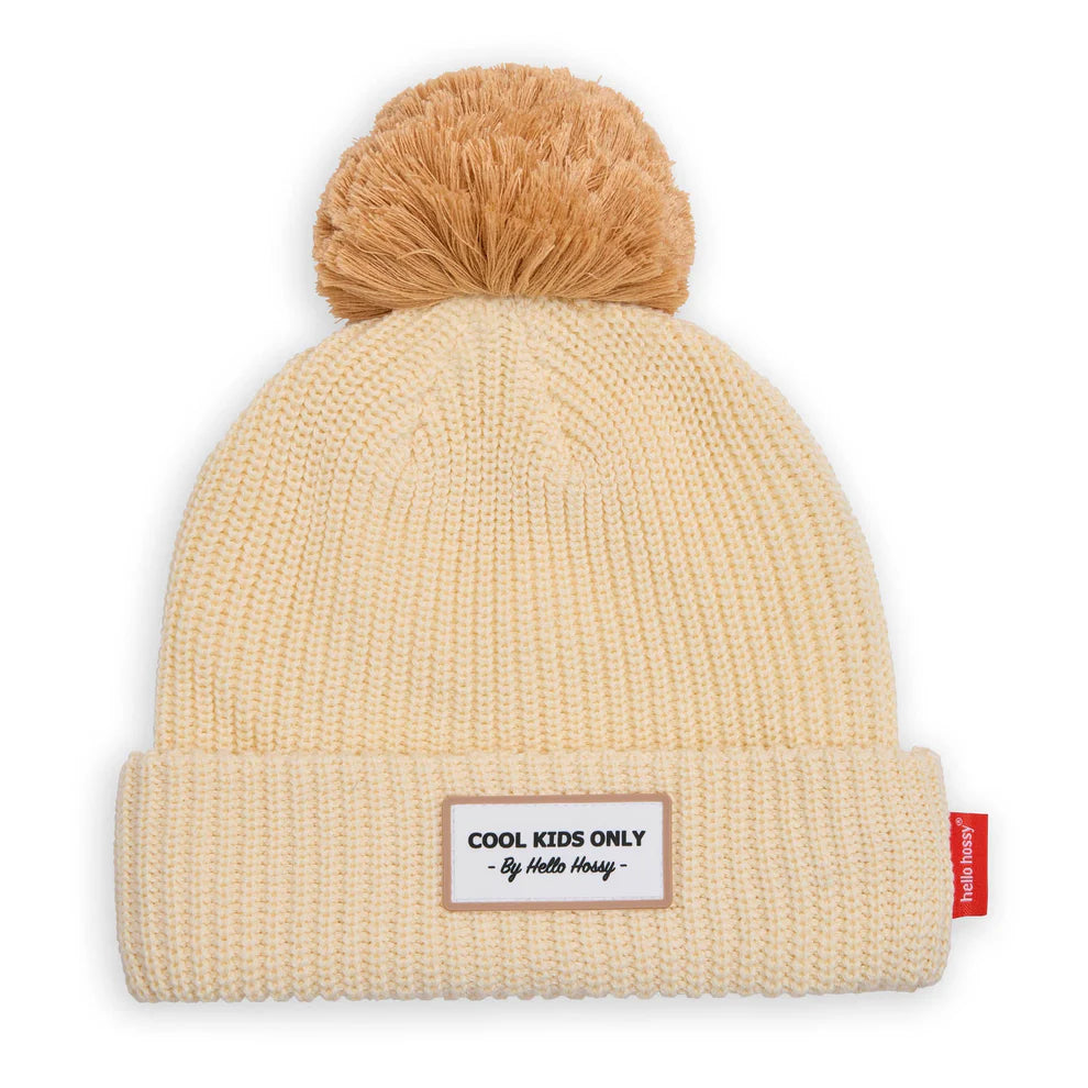 Hello Hossy – Beanie Color Block Sandy (Bimbi + Mamma + Papà)