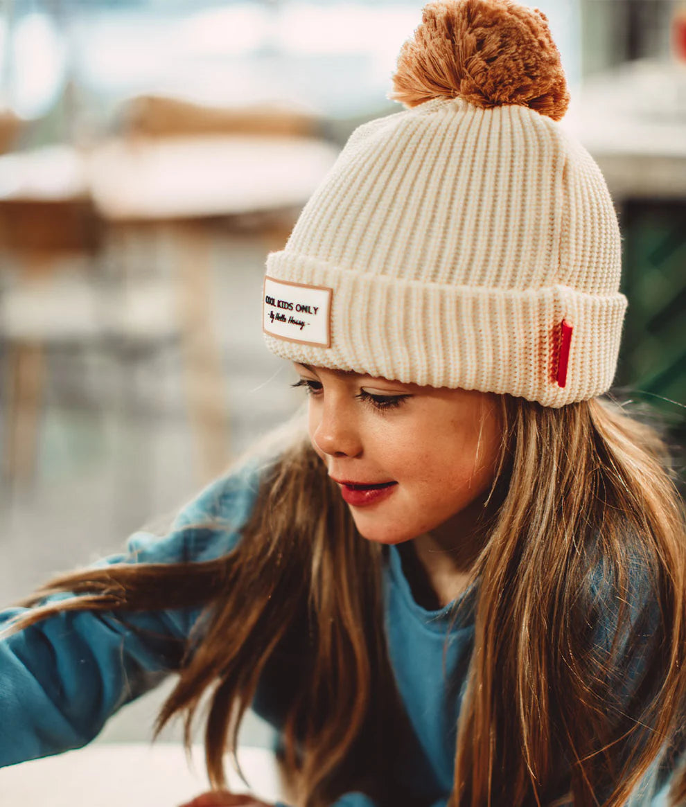 Hello Hossy – Beanie Color Block Sandy (Bimbi + Mamma + Papà)