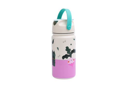 Borraccia termica in acciaio inox Veggie Pals 420ml Cotton Cloud per bambini