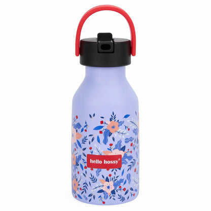 Borraccia termica Hello Hossy Champêtre da 350 ml per bambini, stampa floreale 