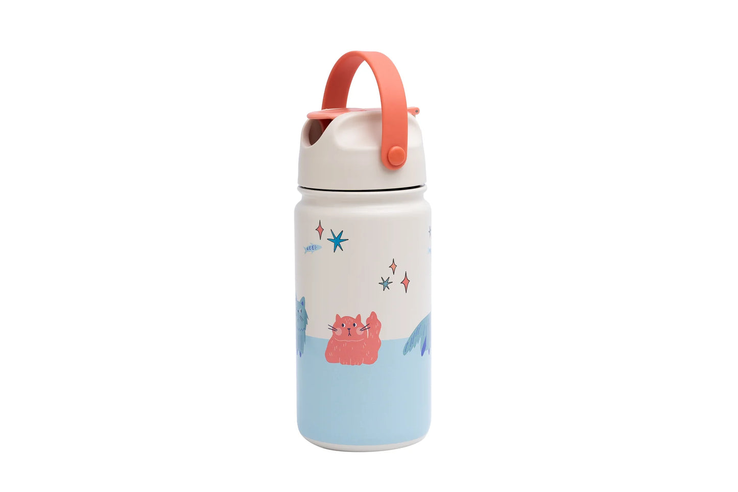 Borraccia acciaio inox bambini The Cotton Cloud Meowtiful Cats 420ml