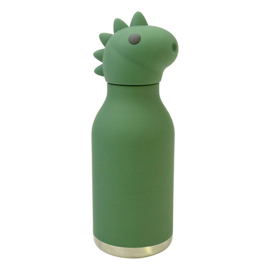 Borraccia termica Asobu Bestie Dinosaur 475 ml in acciaio inox con tappo a forma di dinosauro