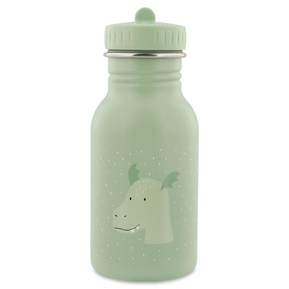 Borraccia Trixie Mr. Drago vista frontale in acciaio per bambini
