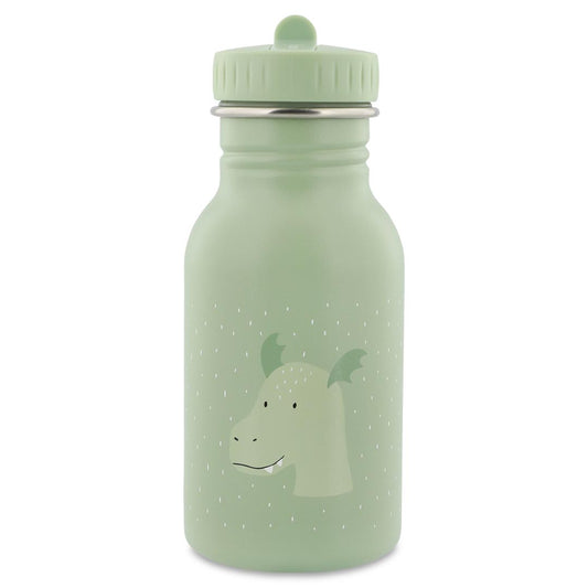 Borraccia Trixie Mr. Drago vista frontale in acciaio per bambini