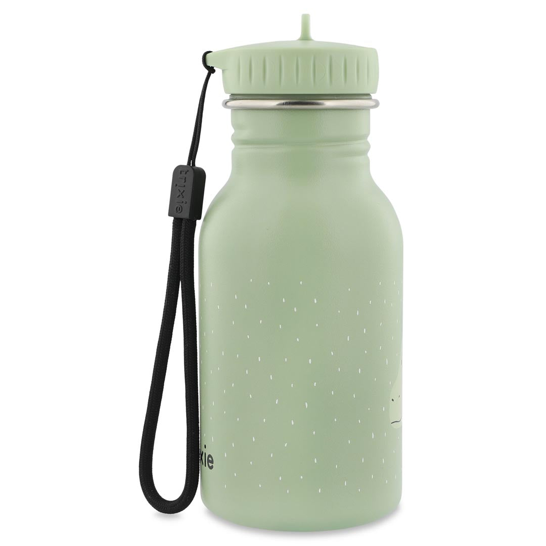 Vista laterale della borraccia Trixie Mr. Drago da 350ml per bambini