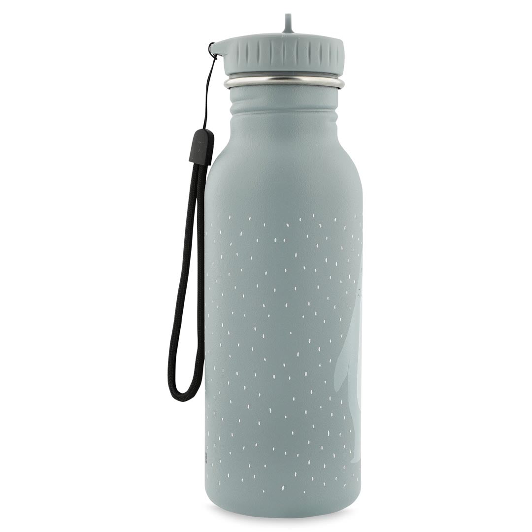 Retro della borraccia Trixie Mr. Squalo da 500 ml con tappo e maniglia per bambini