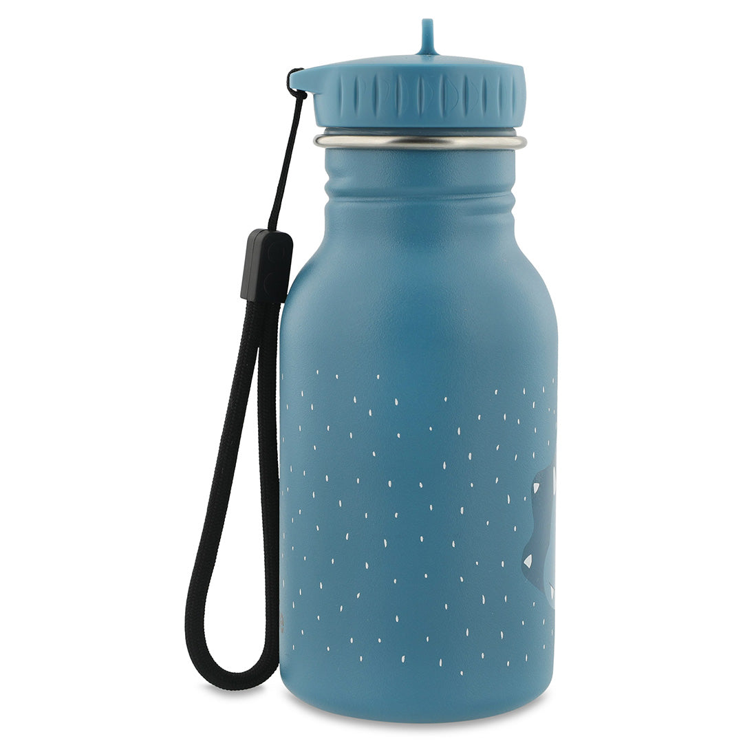 Vista laterale della borraccia Trixie Mr. Triceratopo da 350ml per bambini