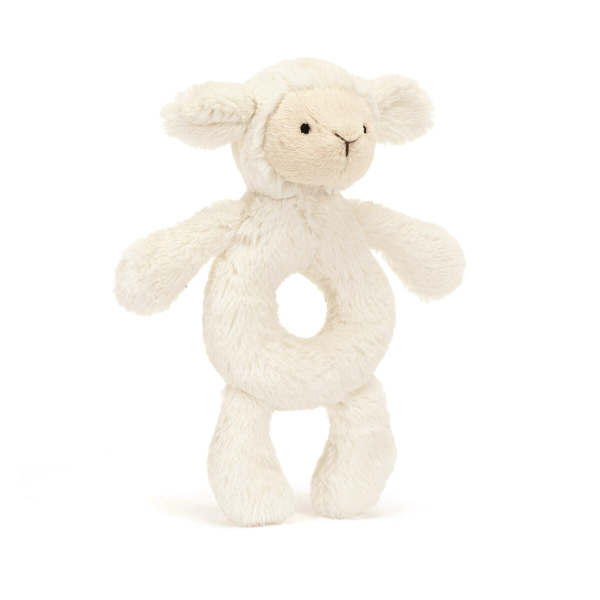 Jellycat Bashful Lamb Ring Rattle - La pecorella sonaglio - Apple Pie