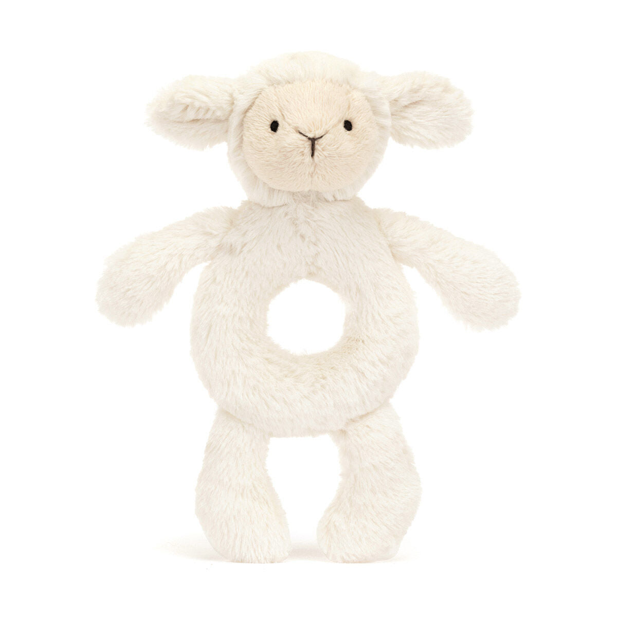 Jellycat Bashful Lamb Ring Rattle - La pecorella sonaglio - Apple Pie