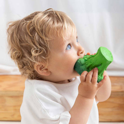 Oli&Carol – Brucy the Broccoli Baby Teether in gomma naturale