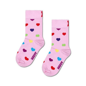 Happy Socks Calzini Bambino Cuoricini Rosa - Apple Pie