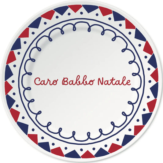 Ilaria I Made in Italy – Piatto “Caro Babbo Natale” | Collezione Magic