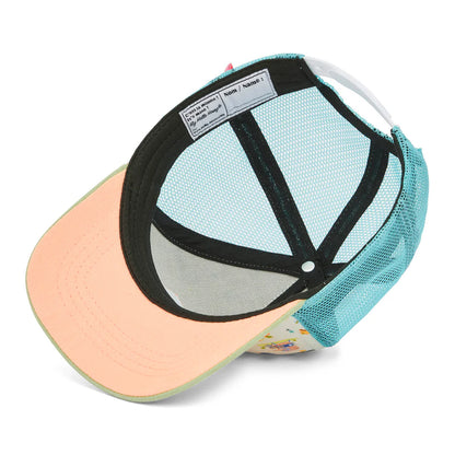 Cappellino Bambino Hello Hossy Miami Beach – Trucker Regolabile Eco-Friendly
