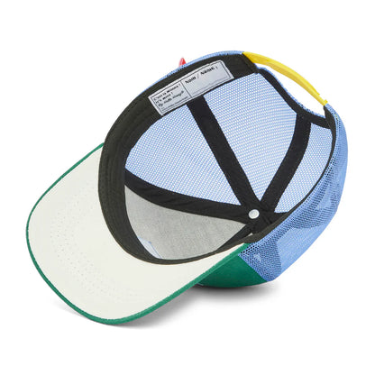 Cappellino Trucker Bambino Hello Hossy Mini Lawn – Verde | Taglie 2-5, 6+ e Papà
