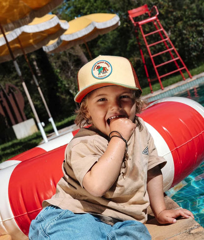 Cappellino Bambino Hello Hossy Rolling Pony – Trucker con Patch Ricamata Regolabile