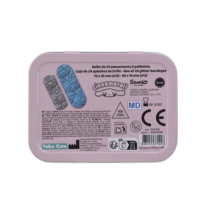 Cinnamoroll – Scatola di Cerotti Decorati in Metallo