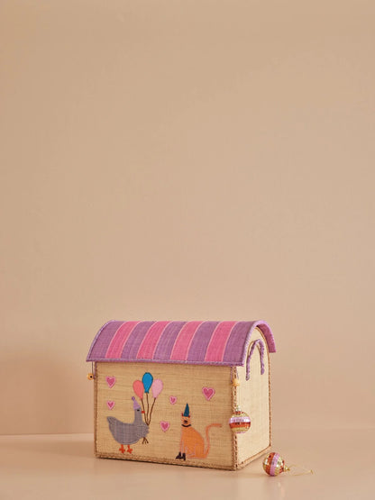 cesto piccolo Rice fatto a mano per cameretta bambini