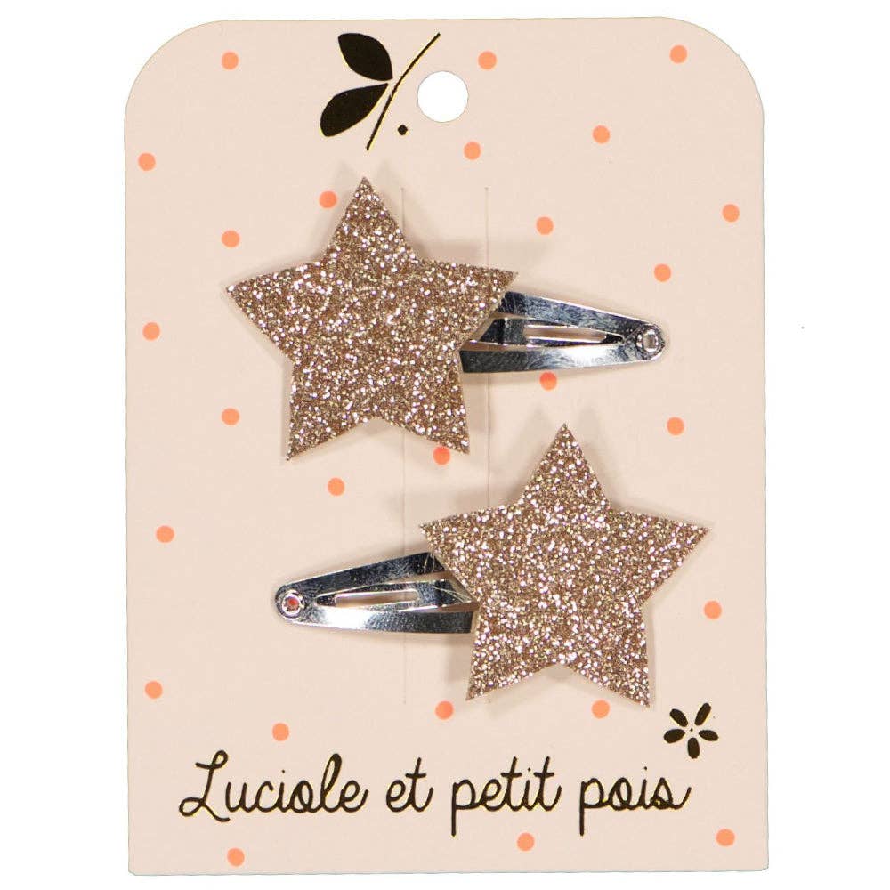 Luciole et Petit Pois Mollette Stelle Oro Glitter - Apple Pie