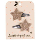 Luciole et Petit Pois Mollette Stelle Oro Glitter - Apple Pie