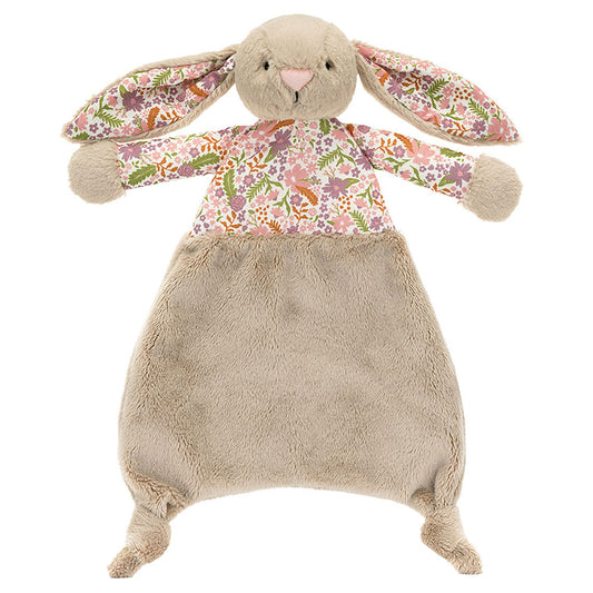 Jellycat Blossom Bunny 'Petal' – Doudou Beige Ultra Morbido per Neonati - Apple Pie