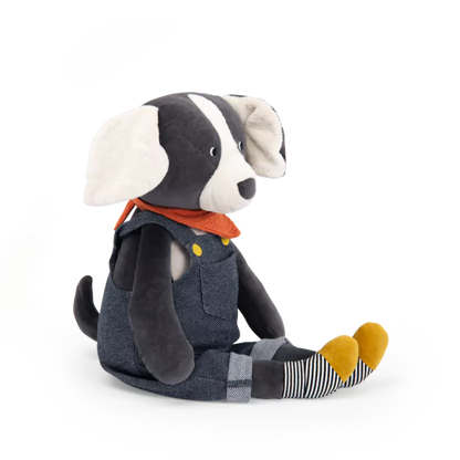 Peluche cane Puce 70 cm morbido per bambini Moulin Roty