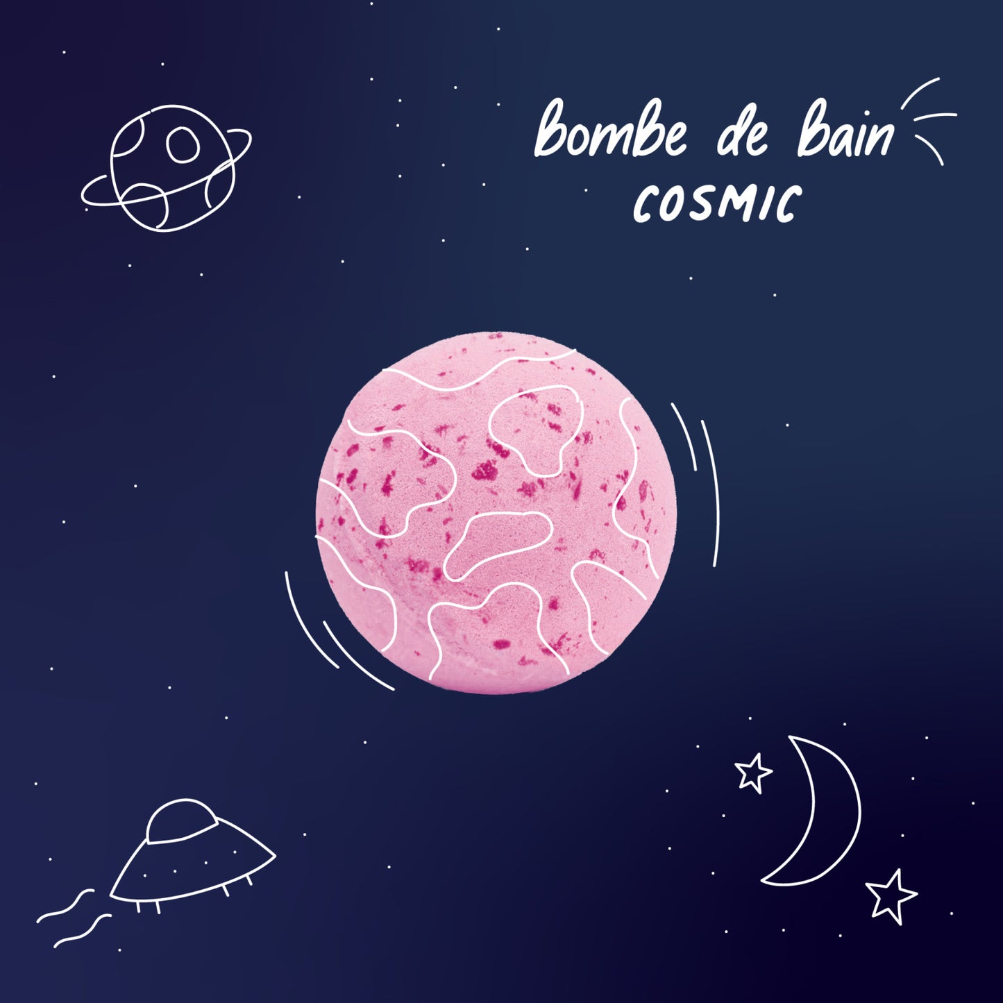 Nailmatic Kids Bomba da Bagno Colorata Cosmic 160 g