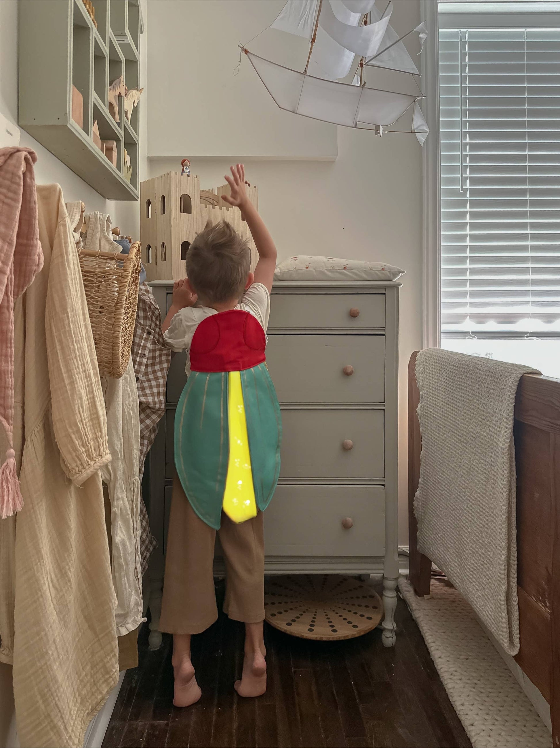 Bambino con costume Ali da Lucciola Jack Be Nimble – travestimento per Halloween o Carnevale