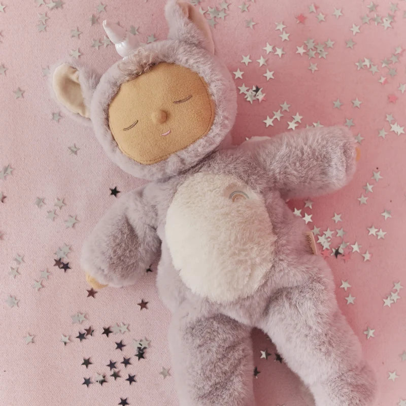 Olli Ella Cozy Dinkums Unicorn Sweetpea – Bambola Peluche Unicorno