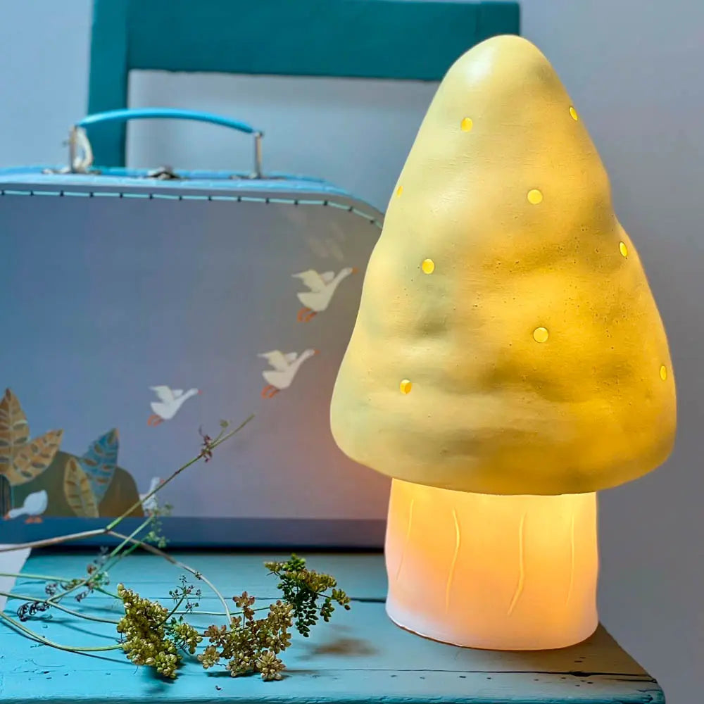 Lampada Fungo Almond Small – Heico Egmont Toys, Luce Notturna per Cameretta