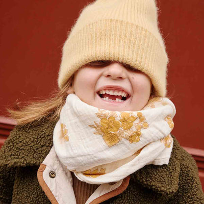 Panno in mussola 70 x 70 cm - Fiore Giallo