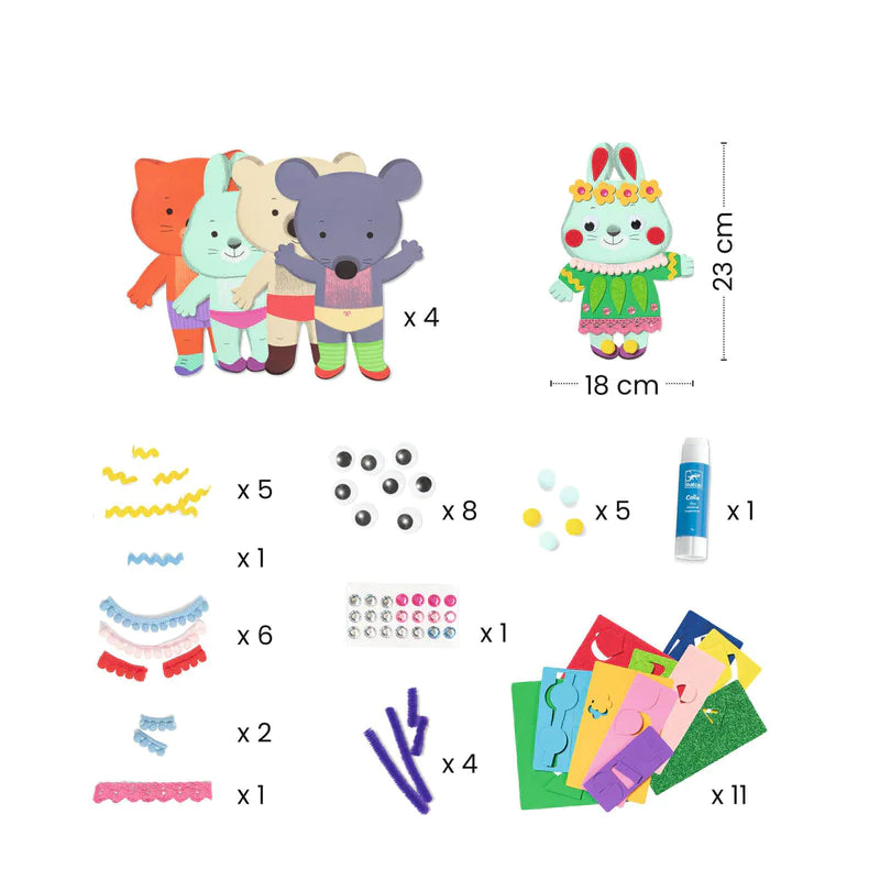 Kit per creare Collages - Piccoli Tesori - Apple Pie