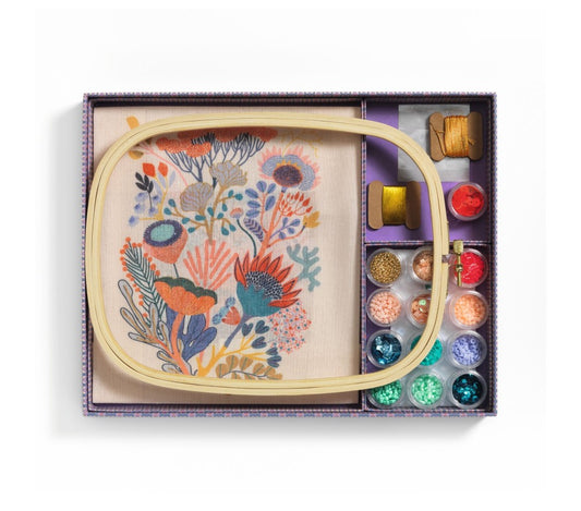 Kit ricamo con perline Djeco Atelier 58